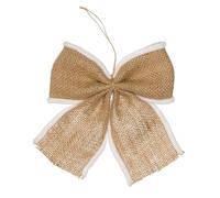 Halbach Seidenbänder Set di fiocchi di iuta premium | grande fiocco regalo per decorazioni natalizie e decorazioni per albero