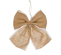 Halbach Seidenbänder Set di fiocchi di iuta premium | grande fiocco regalo per decorazioni natalizie e decorazioni per albero