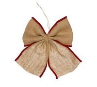 Halbach Seidenbänder Set di fiocchi di iuta premium | grande fiocco regalo per decorazioni natalizie e decorazioni per albero