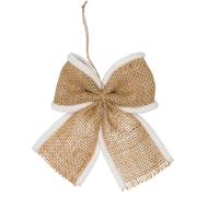 Halbach Seidenbänder Set di fiocchi di iuta premium | grande fiocco regalo per decorazioni natalizie e decorazioni per albero