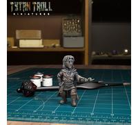 Halbling Mago Miniatura Set Mago Figura per Ttrpg's Come D 5e Pathfinder