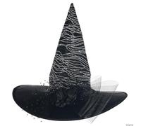 Halco MorrisCostumes - Cappello da strega deluxe, 43 x 1,3 x 43,1 cm