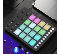 HALCONTORNO SMC-PAD Plus con adattatore Lightning di tipo C, con controller MIDI portatile M-Wave, batteria da 2000 mAh, attrezzatura da studio per registrare musica a casa