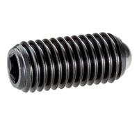 HALDER 22030.0056 Pressore a molla in acciaio con sfera ed esagono interno, forza della molla rinforzata, M16 x 33 mm