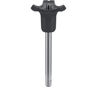 HALDER 22370.0869 Bulloni di bloccaggio a Sfera, Nero, d1=12 mm / l1=45 mm