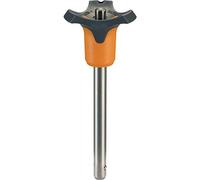 HALDER 22380.0181 Bulloni di bloccaggio a Sfera, Arancione, d1=8 mm / l1=60 mm