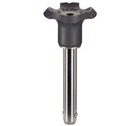 HALDER 22400.0090 Bulloni di bloccaggio a Sfera, Nero, d1=8 mm / l1=30 mm
