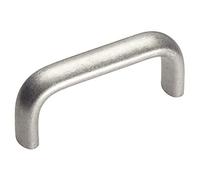 Halder 24300.0200 da stiro Manopole in alluminio/alluminio, blank, B = 26 mm/L = 500 mm