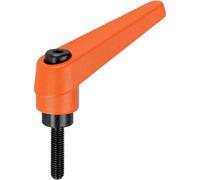 HALDER 24400.0673 - Leva di serraggio regolabile, colore: argento, 24400.0331