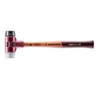 Halder 3023030 "Simplex" Soft Face Gomma/TPE-Mid Mallet, multicolore, 30 mm