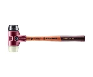 HALDER 3028.040 - Maza de goma + nylon Simplex Ø 40 mm