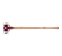Halder 3089081 mazza con manico in ghisa, alloggiamento in metallo nylon/morbido, multicolore, 80 mm