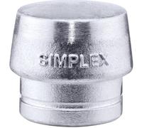 HALDER NORM+TECHNIK - Tassello in metallo dolce per mazza SIMPLEX argento 60