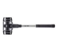 Halder 3702080 gomma mazzuola con manico in fibra, multicolore, 80 mm