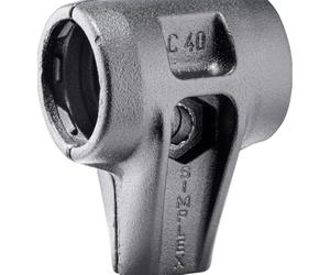 HALDER 3711.040 - Cuerpo de acero fundido reforzado Simplex Ø 40 mm