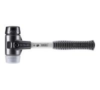 Halder 3723050 gomma/tpe-mid soft-face Mallet con rinforzato in acciaio inossidabile, multicolore, 50 mm