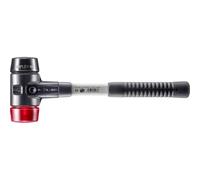 Halder 3726060 gomma/plastica mazzuola martello con rinforzi in acciaio fuso alloggiamento, multicolore, 60 mm
