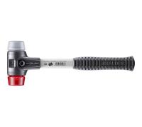 Halder 3736040 tpe-mid/plastica mazzuola martello con rinforzi in acciaio inossidabile, multicolore, 40 mm