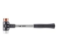 Halder 3747030 Cooper/Superplastic soft-face Mallet con rinforzato in acciaio inossidabile, multicolore, 30 mm