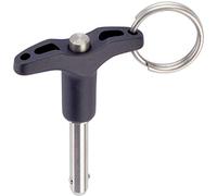 HALDER 4211.C64 Bulloni di bloccaggio a Sfera, Nero, Nenndurchmesser=5/16 Zoll