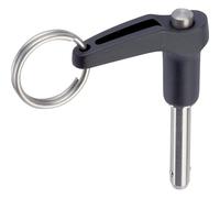 HALDER 4212.D24 Bulloni di bloccaggio a Sfera, Nero, Nenndurchmesser=3/8 Zoll