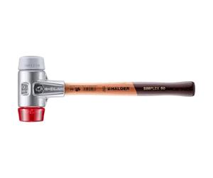 Halder 7.965.567 cm Simplex "tpe-mid/plastica mazzuola in caucciù, multicolore, 50 mm