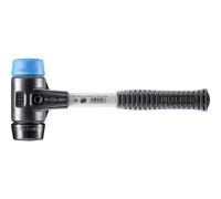 Halder 9.428.607 cm Simplex "tpe-soft/soft-face - Martello in gomma con rinforzo in acciaio inossidabile, multicolore, 50 mm