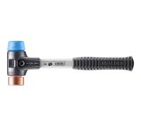 Halder 9.433.661,6 cm Simplex "tpe-soft/rame soft-face Mallet con rinforzato in acciaio inossidabile, multicolore, 40 mm