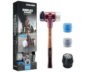 HALDER - Kit starter lusbox Simplex D60, composizione in gomma con piedistallo/super plastica e un inserto in TPE-soft e TPE-mid più apribottiglie | 3027s026