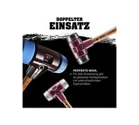 Halder Mazzuola SIMPLEX con tasselli in superplastica, bianco, Alloggiamento/Materiale Ø60Gmm Quantità:1