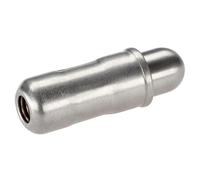 HALDER Pressostato a molla, versione liscia, con cintura e bulloni/manicotto e bulloni in acciaio inox | d1=4 mm | 22080.0104