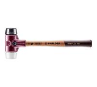Halder Martello di gomma Simplex 3027.040, manico ergonomico, testa 40 mm, medio-duro, 635 g, 325 mm