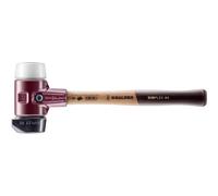 Halder Mazzuola Simplex 3027.26 - inserti Superplastic e gomma, antirimbalzo, manico ergonomico, nero