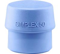 HALDER NORM+TECHNIK - Tassello in plastica TPE soft per mazza SIMPLEX blu 50