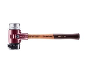Halder USA - Martello Simplex con inserti in alluminio e gomma nera Stand-UP (3029.26)
