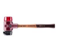 Halder USA - Martello Simplex con plastica rossa e inserti in gomma nera (3026.26)