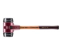 HALDER NORM+TECHNIK - Mazza SIMPLEX con tasselli in gomma dura nero 80G