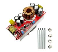 Haldzemo 1500W 30A Tensione Regolabile DC 10-60V a 12-90V Boost Converter Corrente Costante Step Up Modulo di Alimentazione con Ventola