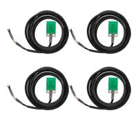Haldzemo PS-05P Interruttore di prossimità induttivo sensore di avvicinamento rilevamento normalmente aperto DC 5-30V PNP NO con staffa PL (guscio verde, confezione da 4)