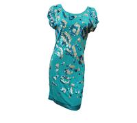 Hale Bob Abito A Maniche Corte Con Paillettes 1GET6744 Viola Teal XS S M