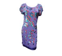 Hale Bob Abito A Maniche Corte Con Paillettes 1GET6744 Viola Teal XS S M