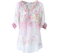 Hale Bob, ,Blouses & Shirts ,Donna ,Multicolore ,L Blusa floreale rosa e bianca