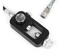 Halearo Adattatore per Bombola di Ossigeno Manometro Durevole per Immersioni Subacquee Uso Universale Metallo 1 Pz (Adattatore subacqueo S-02)