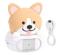 Halearo AI Desktop Robot Companion Smart, con Simpatica Luce Notturna, Controllo Blocco Bambini per Scrivania da Studio della Camera da Letto dei Bambini (Cane)