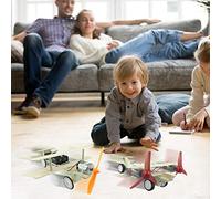 Halearo Bambini Fai-da-te Che Assemblano un Modello di Giocattolo Elettrico per un Gioco Divertente Educativo, Set di Aeroplani in Rullaggio in Legno Resistente All'usura per L'apprendimento