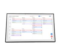Halearo Calendario Digitale Intelligente da 21,5" con Touch Screen, Agenda Familiare, Cornice Elettronica per Montaggio su Scrivania, Sincronizzazione Automatica degli Orari Domestici, Include L'APP