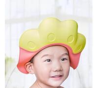 Halearo Cappello da Doccia per Bambino Cuffia per Shampoo Regolabile Morbida per Cartoni Animati per Neonati Cappello da Bagno Multifunzionale 3 in 1 per Neonati Design Anatra Gialla