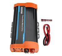 Halearo Convertitore di a Onda Sinusoidale Pura da 2000 W Convertitore da DC 12V a AC 220-240 V in Alluminio di Alta qualità per Viaggi e attività All'aperto
