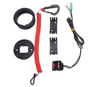 Halearo Cordino di Sicurezza del Motore Kill Stop Switch per Fuoribordo Mariner DTS, Materiale Robusto per Prestazioni Affidabili, 1 Set di Accessori da 18 Pezzi