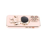 Halearo Custodia per Telefono Galvanica con Supporto Nascosto Design Elegante da Astronauta per Perfetto per L'uso Quotidiano - Materiale TPU (rosa #60)